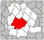 Saint-Hyacinthe Quebec location diagram